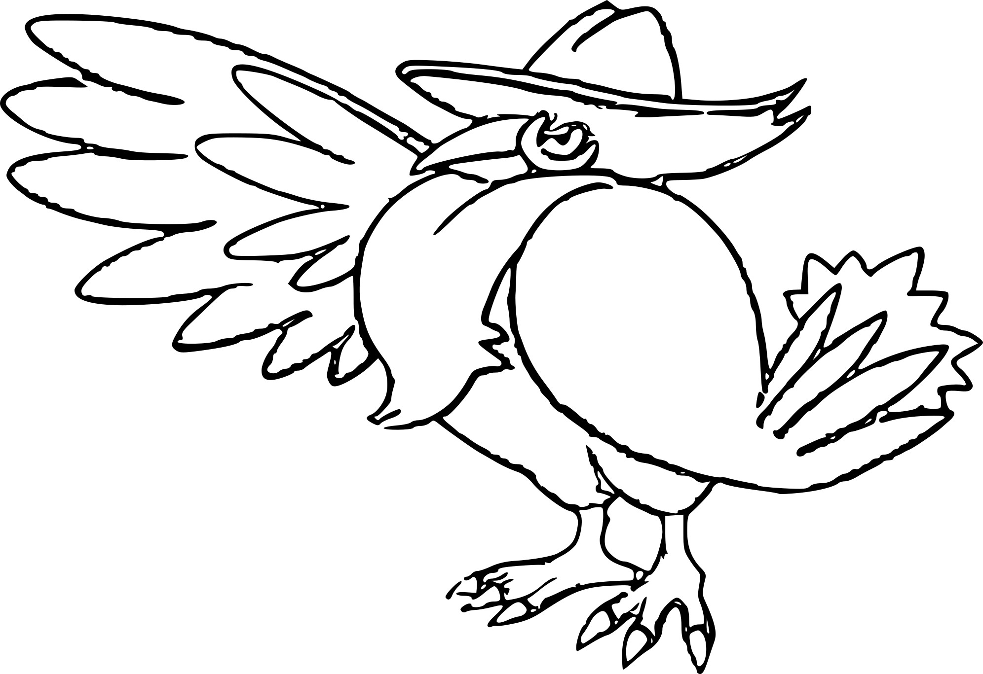 Honchkrow Pokemon coloring page