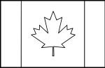 Flag Of Canada coloring page