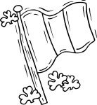 France Flag coloring page