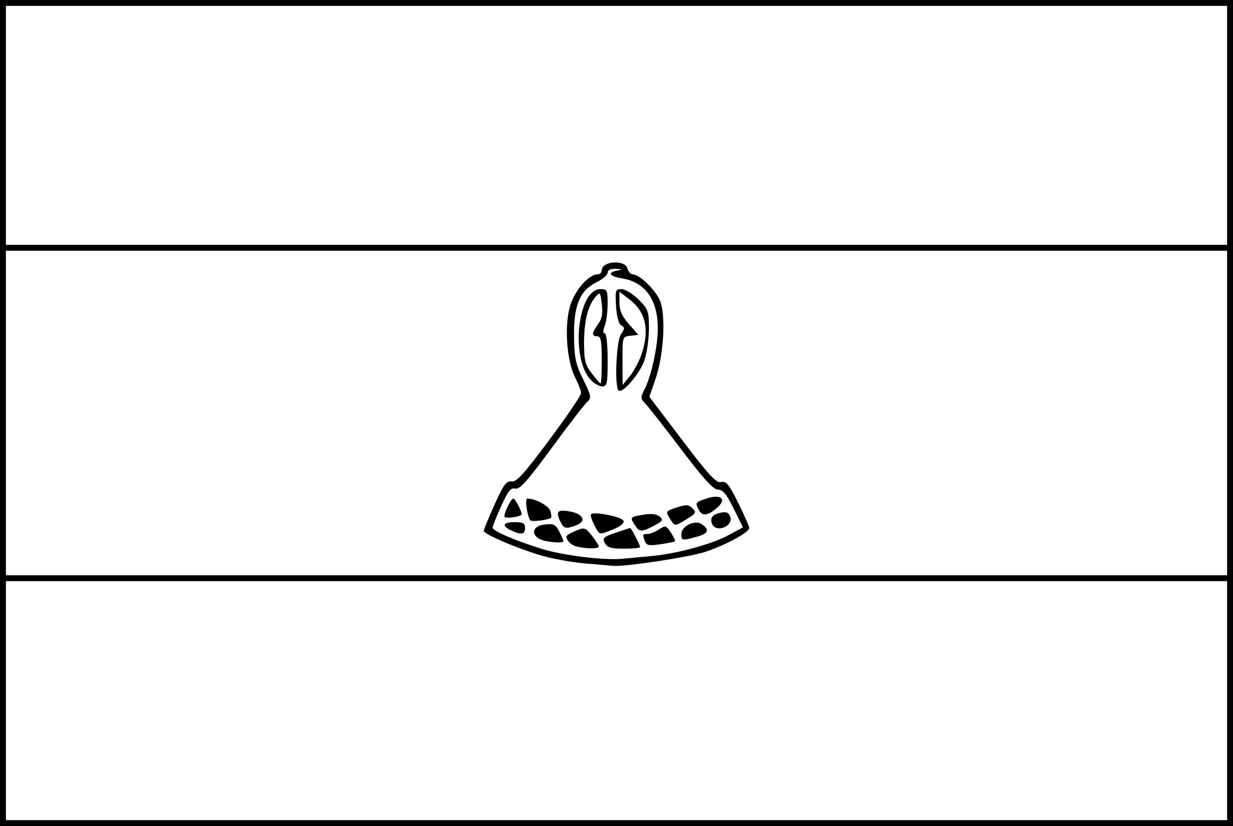 Lesotho Flag coloring page
