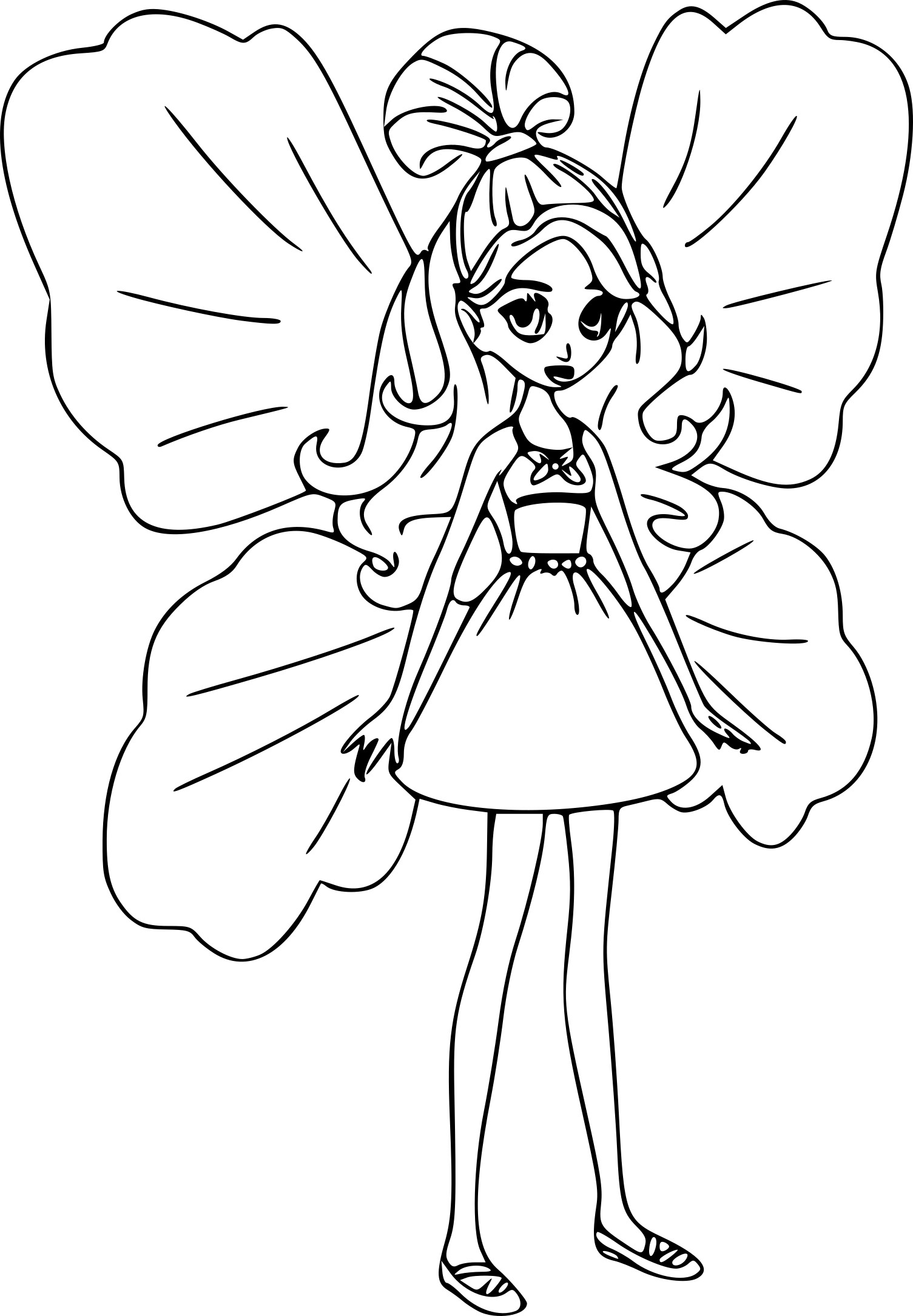 Fairy Janessa coloring page