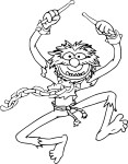 Floyd The Muppets coloring page