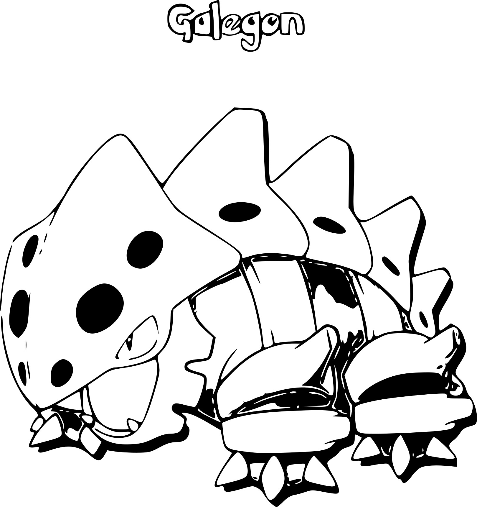 Coloriage Galegon