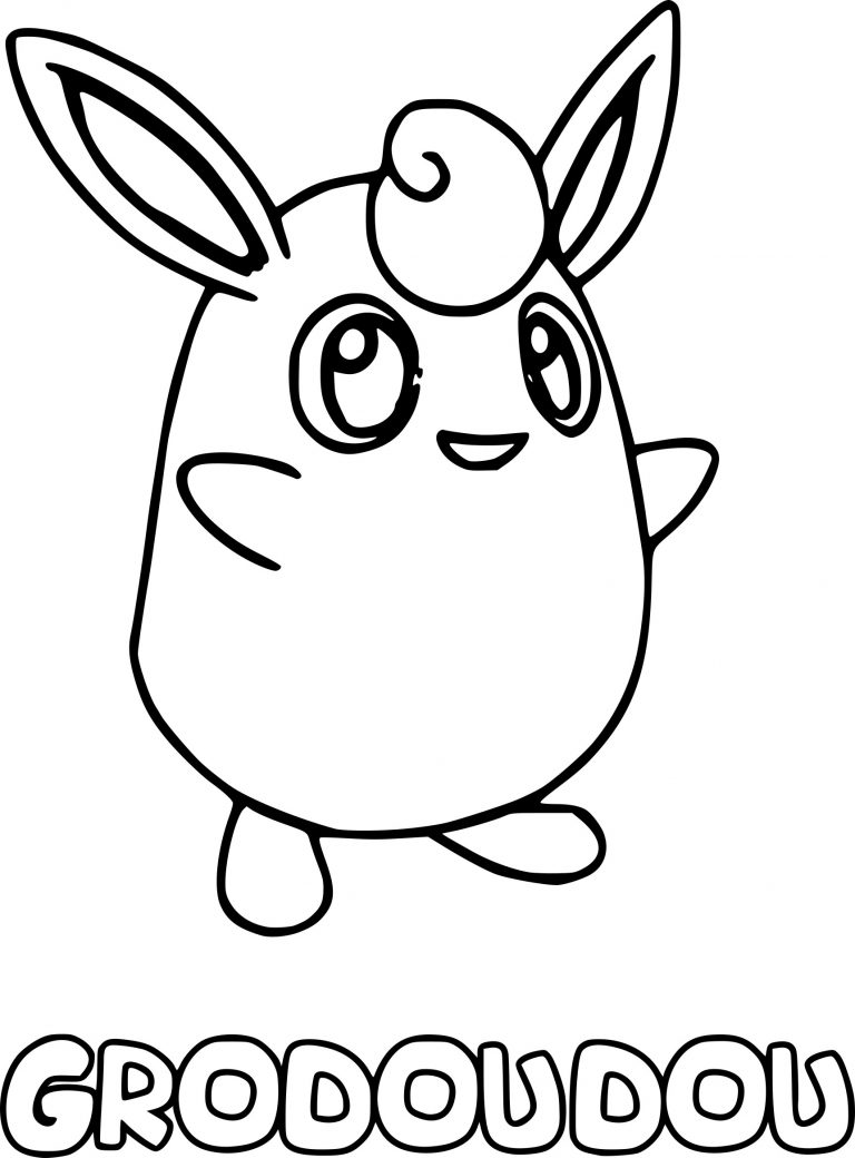 Wigglytuff Pokemon coloring page - free printable coloring pages on ...