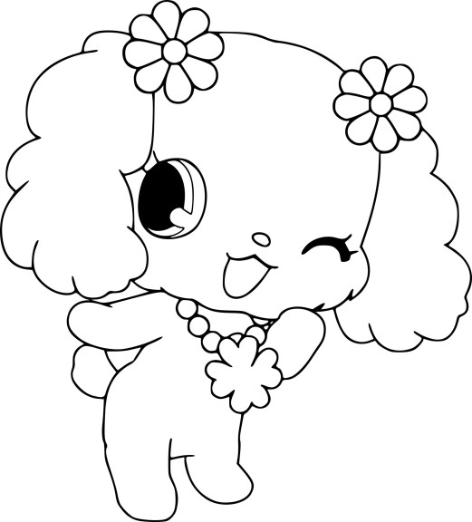 Jewelpet Prase coloring page