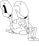 Disegno di Pokemon Krabby da colorare