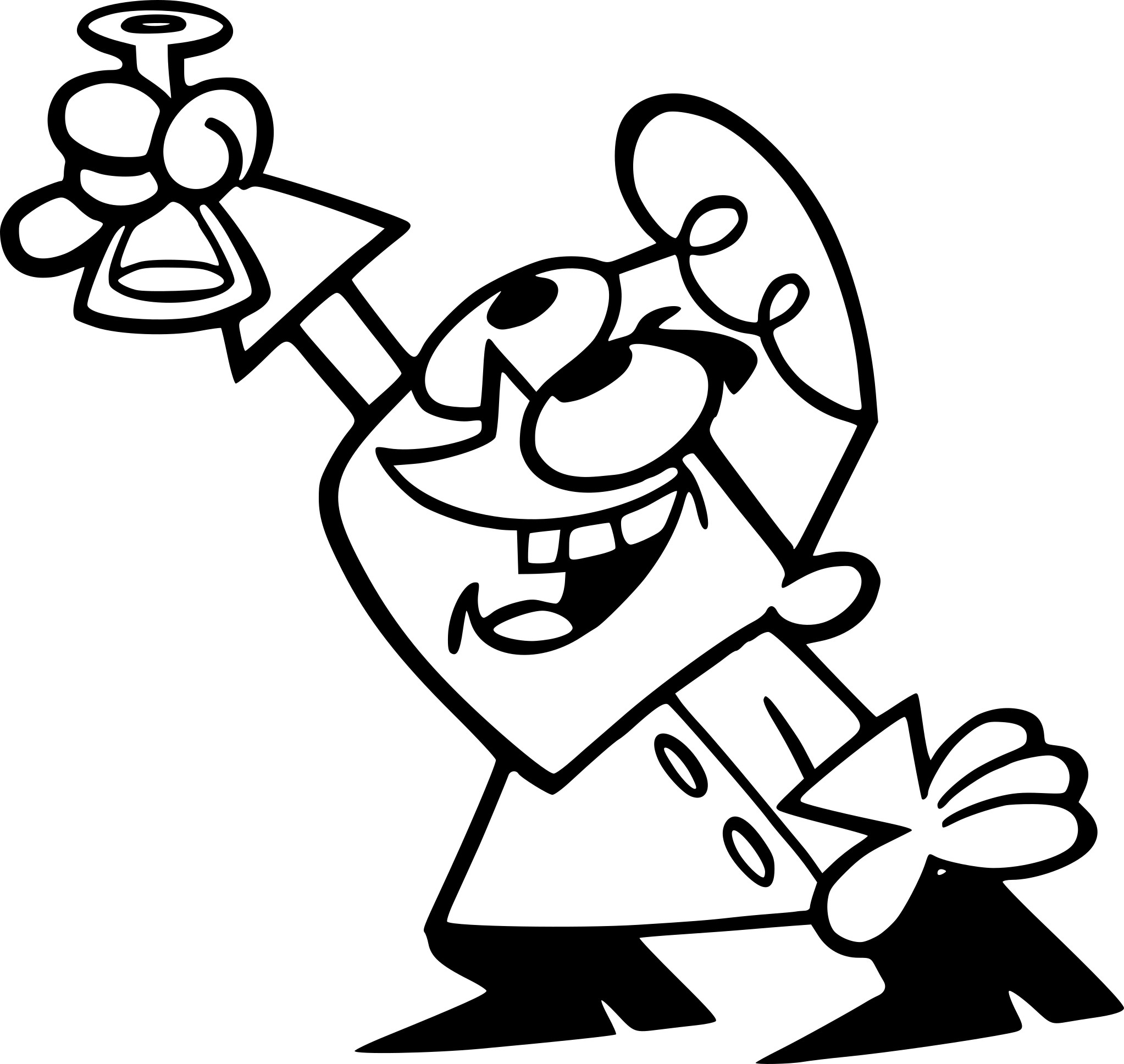 Dexters Laboratory coloring page