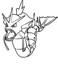 Pokemon Go Leviator coloring page