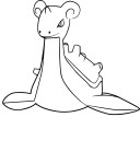 Lapras Pokemon Go coloring page