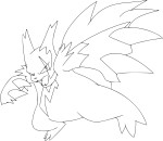Zangoose Pokemon coloring page