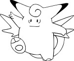 Pokemon Melodelfe coloring page