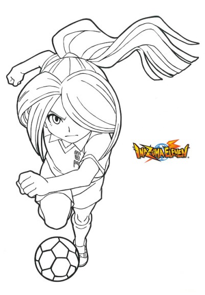 Nathan Swift Inazuma Eleven coloring page