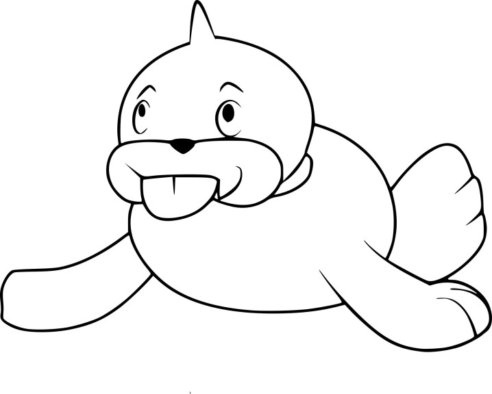 Pokemon Go Seel coloring page