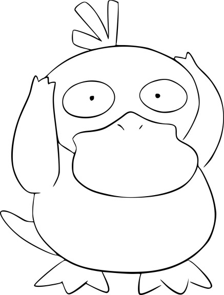 Coloriage Psykokwak