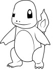 Pokemon Go Charmander coloring page