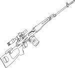 Sniper coloring page