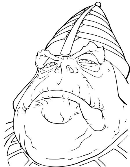 Star Wars Big Boss coloring page