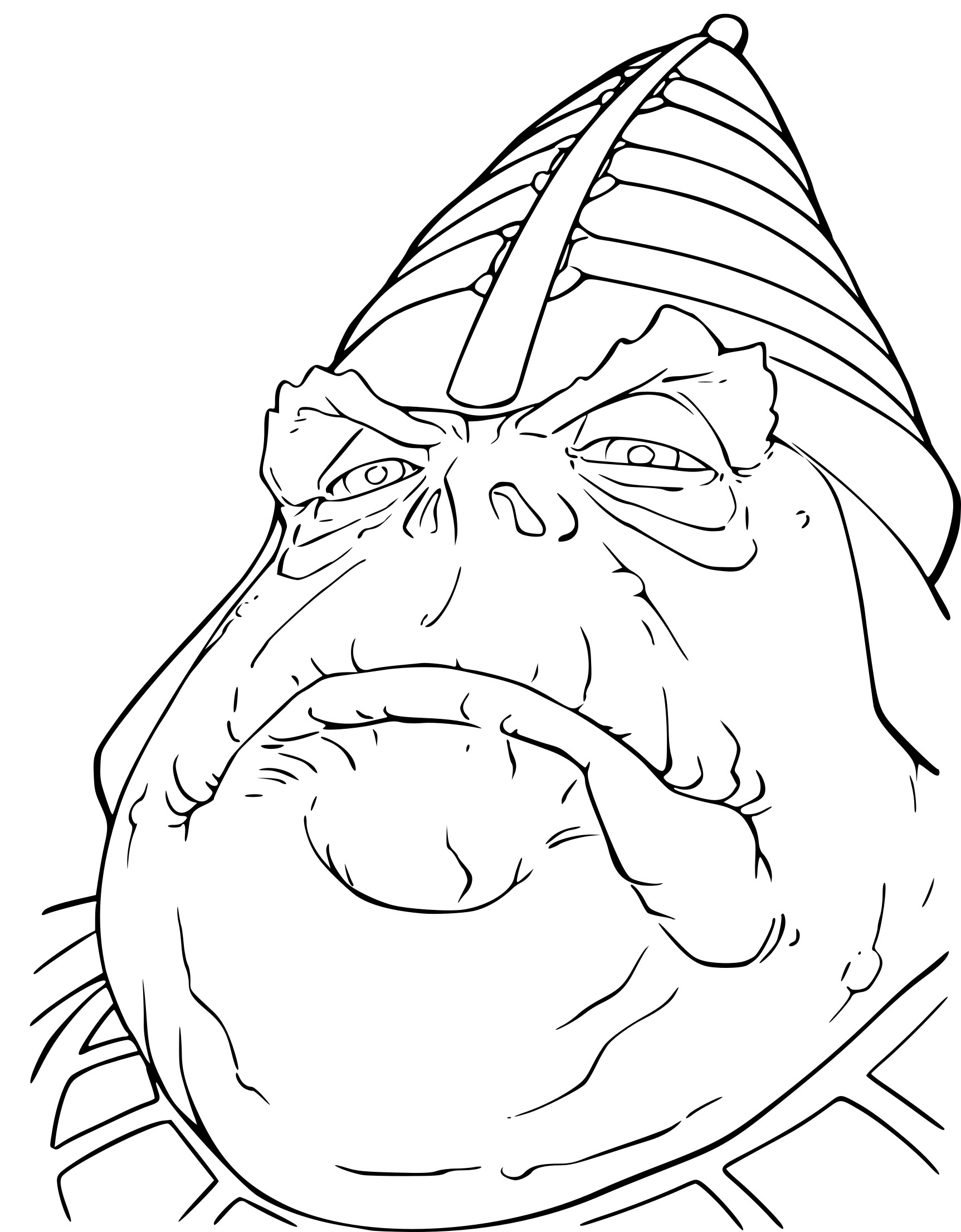 Star Wars Big Boss coloring page