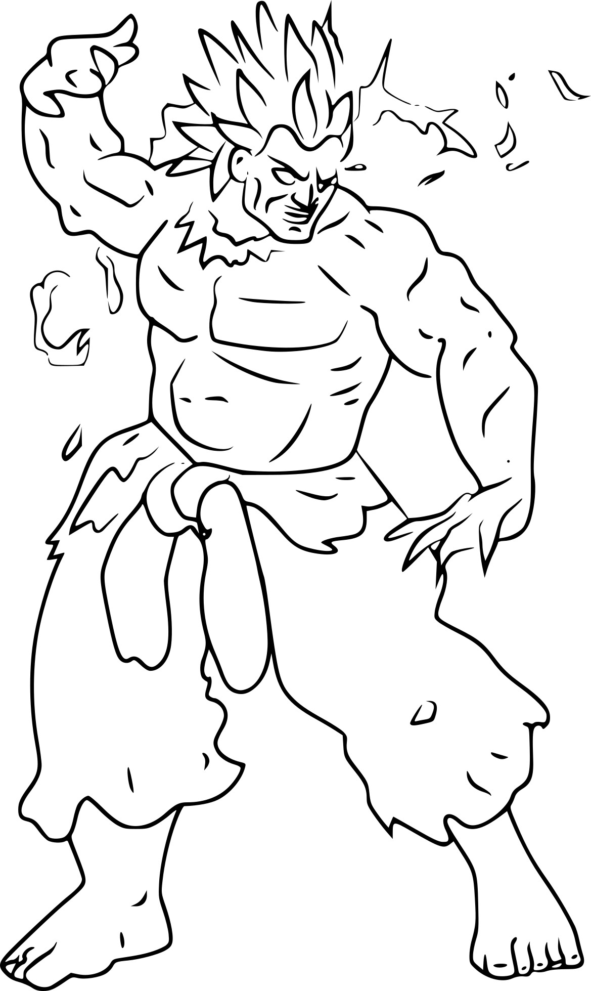 Street Fighter Oni coloring page