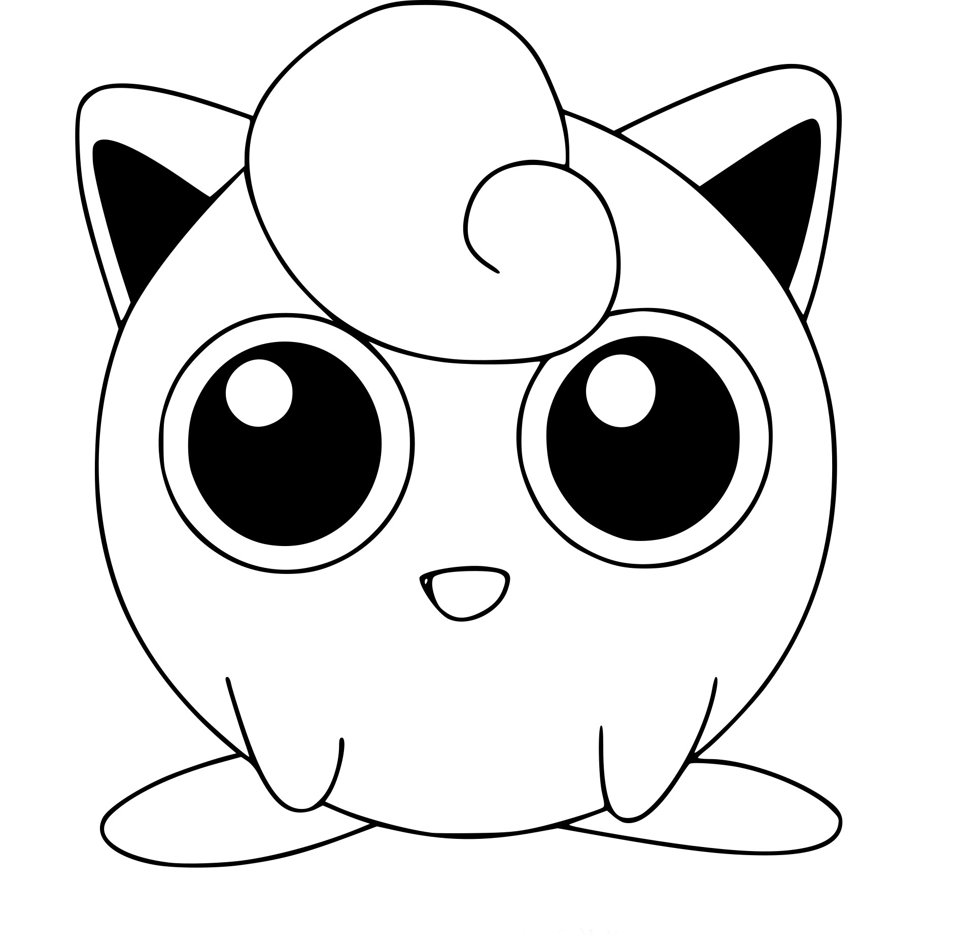 Super Smash Bros Rondoudou coloring page