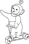 Coloriage Teletubbies Po