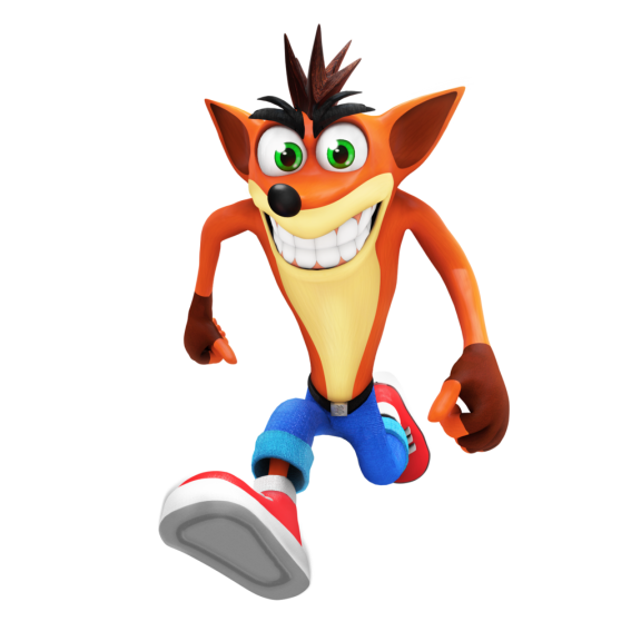 Disegno di Crash Bandicoot da colorare