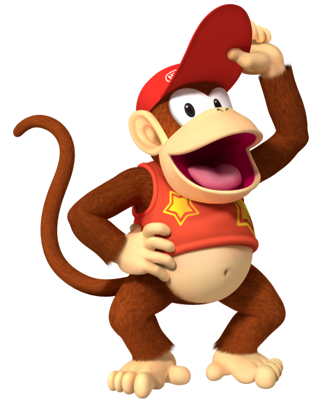 Disegno di Diddy Kong da colorare