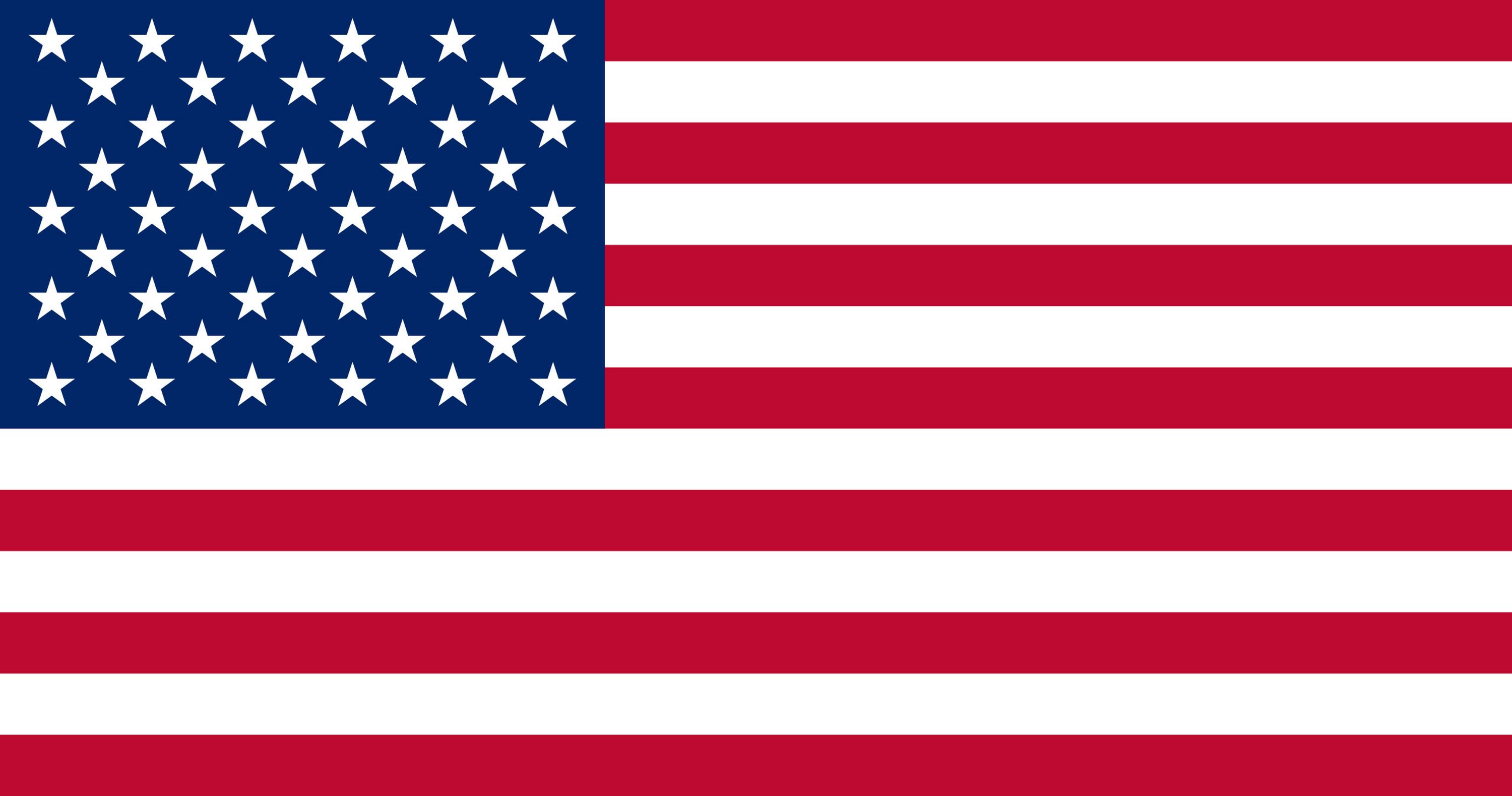 Coloriage drapeau États-Unis à imprimer