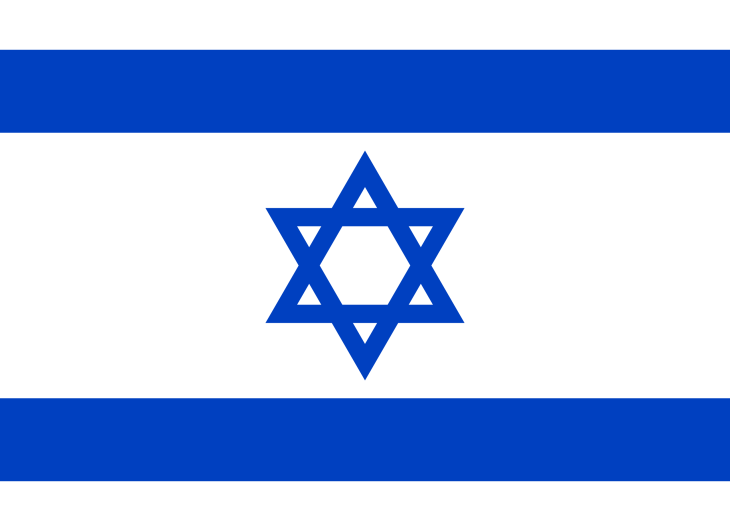Disegno di Bandiera di Israele da colorare