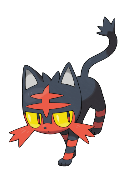 Disegno di Pokemon Litten da colorare