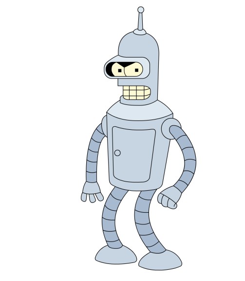 Disegno di Futurama Bender da colorare