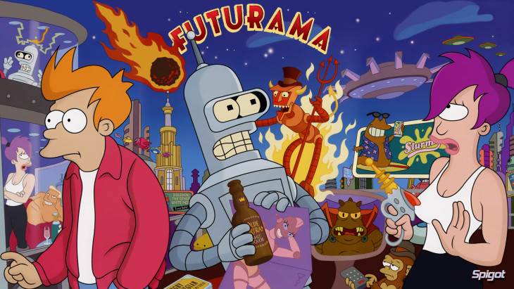 Disegno di Futurama gratis da colorare