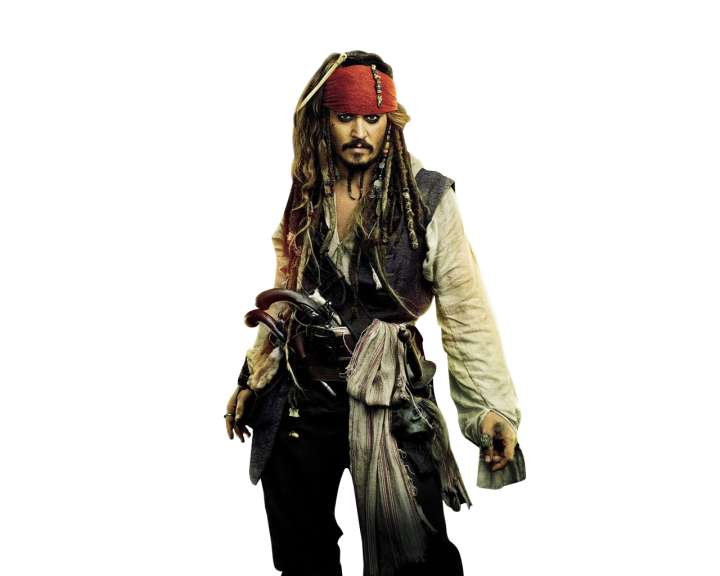 Disegno di Jack Sparrow da colorare