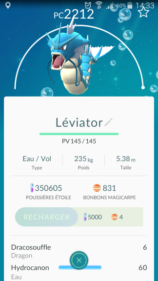 Leviator Pokemon Go