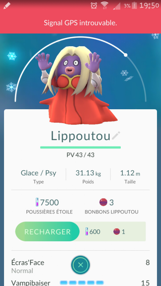 Lippoutou Pokemon Go