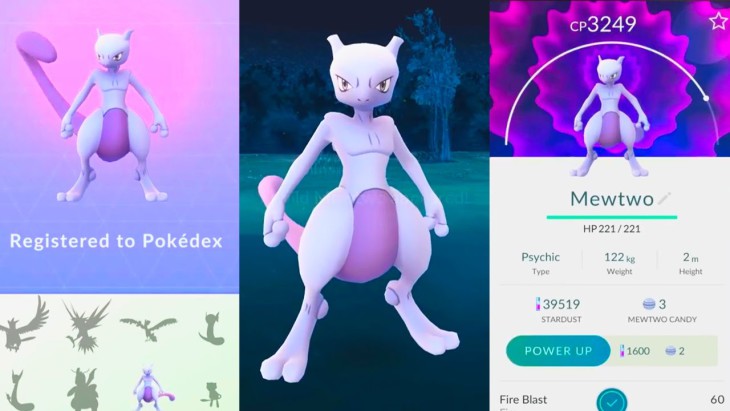 Mewtwo Pokemon Go