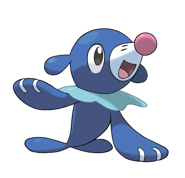 Disegno di Popplio Pokemon Sole e Luna da colorare