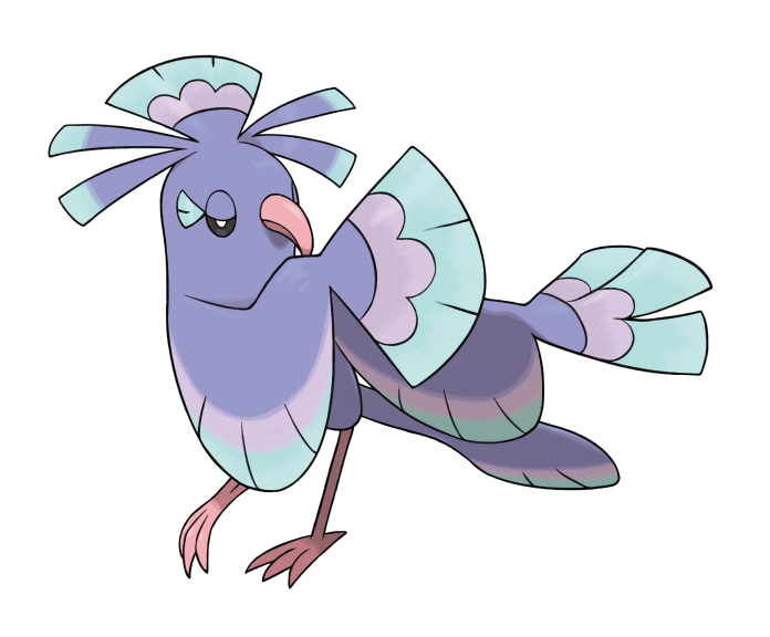 Disegno di Pokemon di Oricorio Buyo da colorare