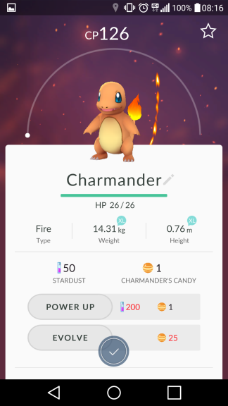 Disegno di Pokemon Go Charmander da colorare