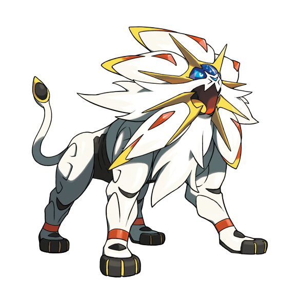 Disegno di Pokemon Solgaleo da colorare