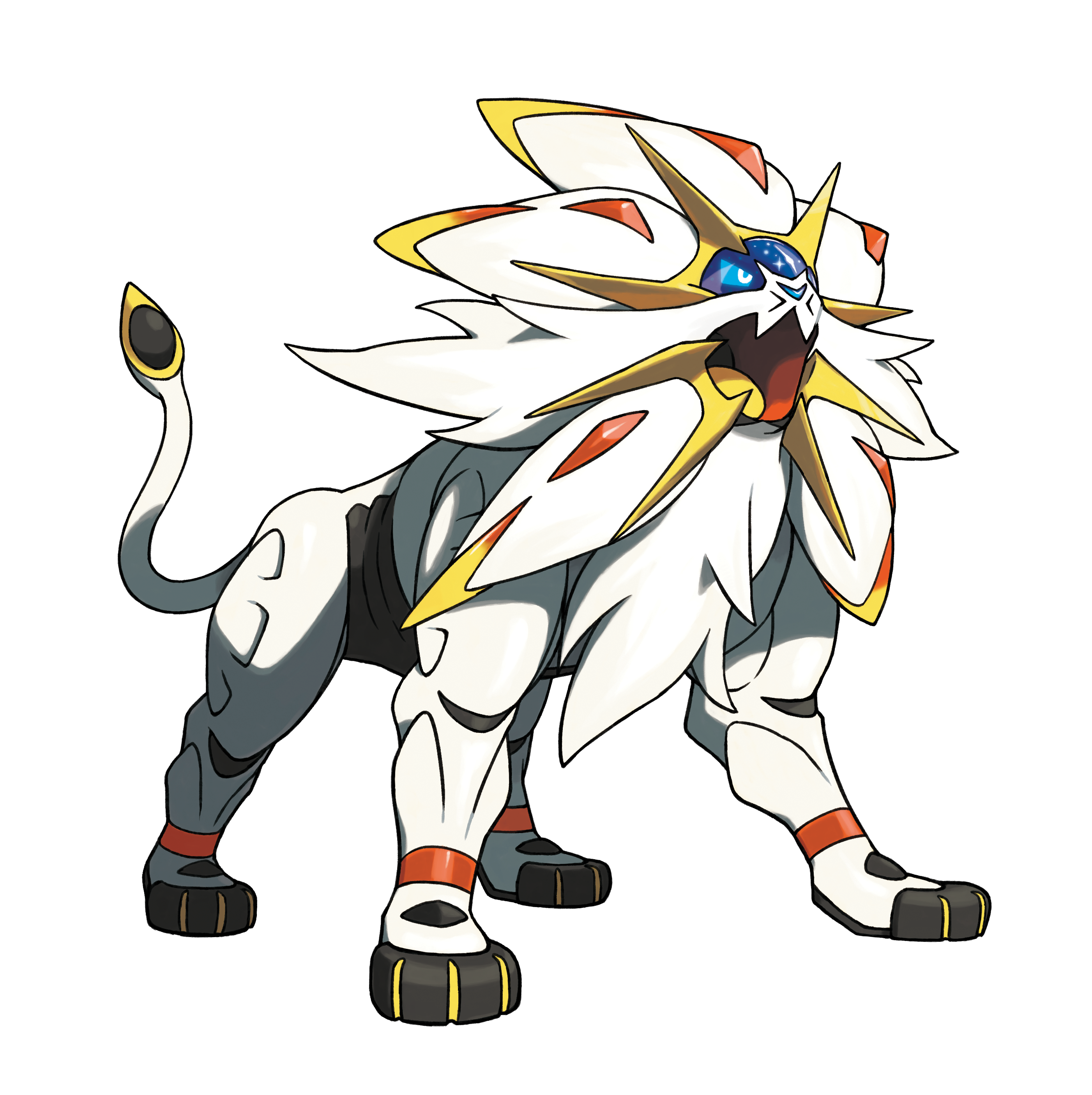 Coloriage Solgaleo Pokemon à imprimer