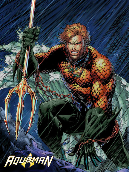 Disegno di Aquaman da colorare