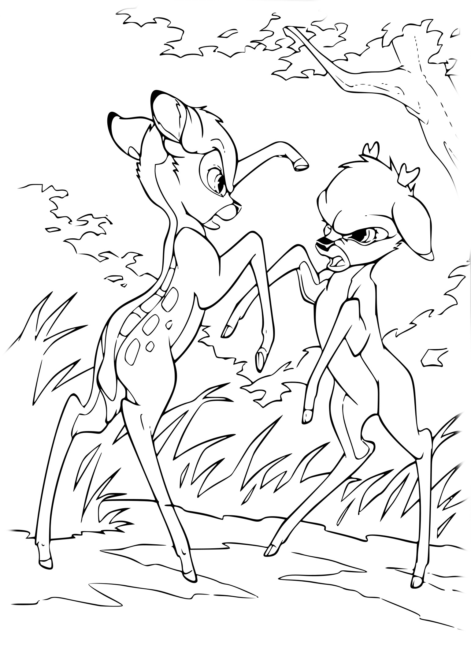 Disegno di Bambi 2 gratis da colorare