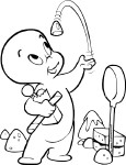 Casper coloriage