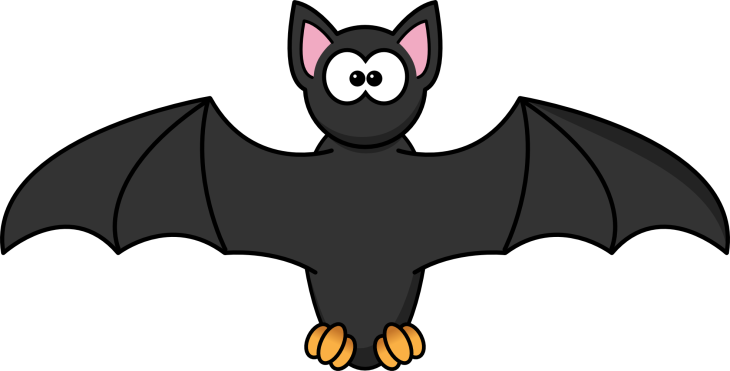 Halloween Bat drawing and