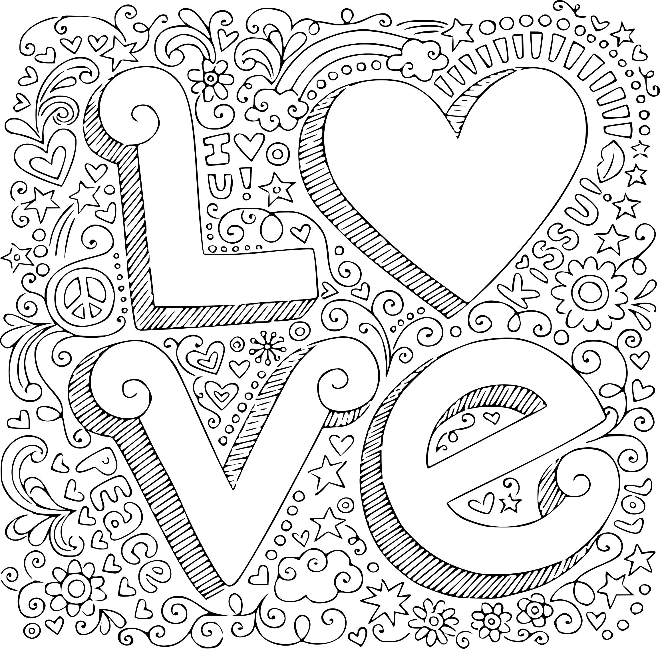 Anti Stress For Adults coloring page