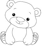 Baby Bear coloring page