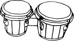 Bongo coloring page