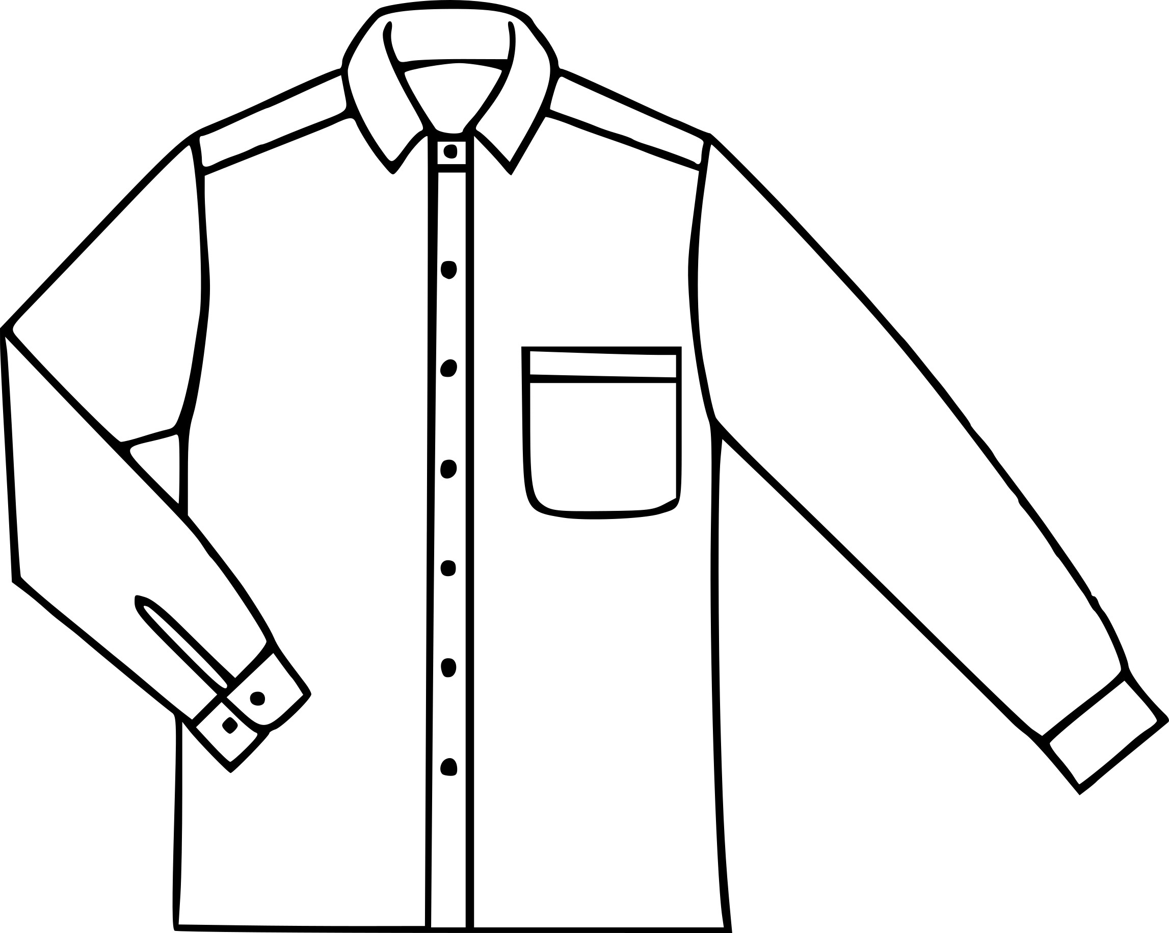 Shirt coloring page