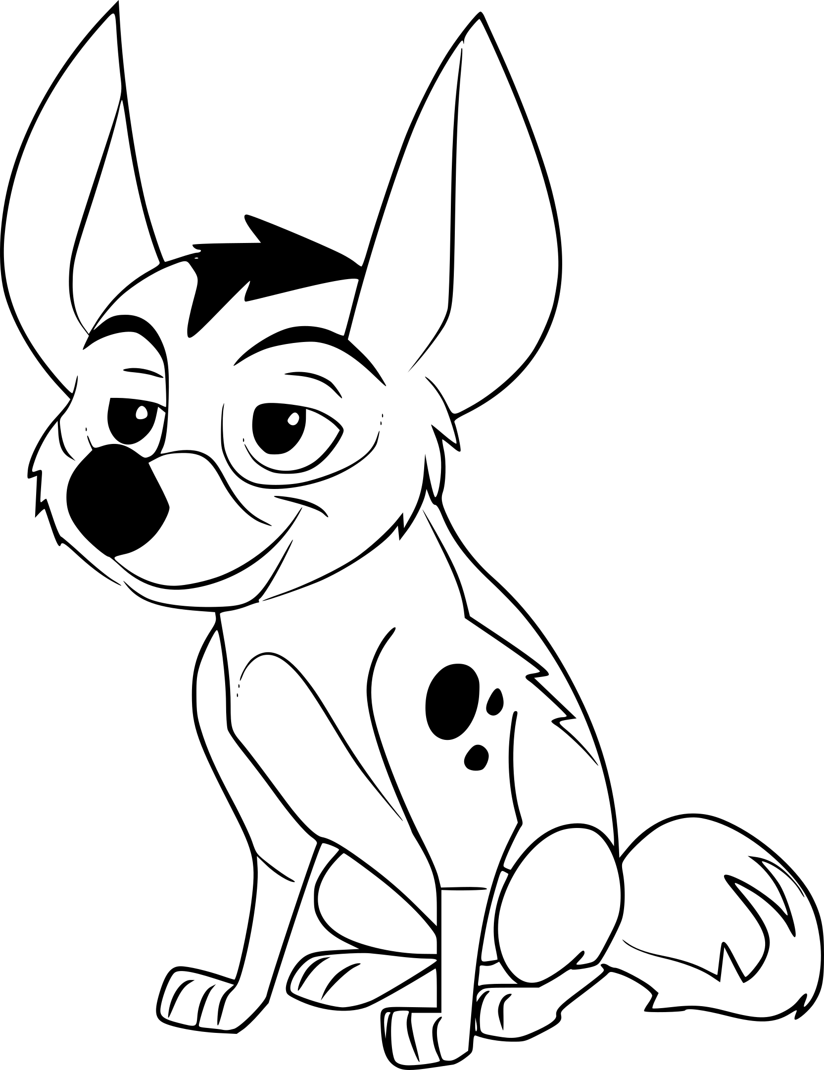 Dogo Guard Of The Lion King coloring page